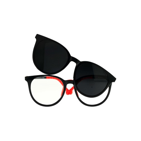 Clip-on magnétique noir-rouge