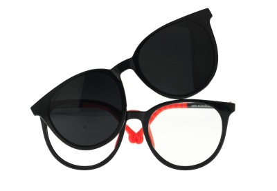 Lunettes enfant bleu avec clip